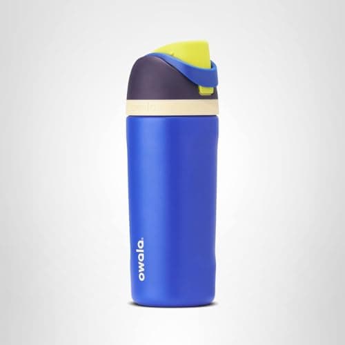 Owala Kids FreeSip Insulated Stainless Steel Water Bottle with Straw for Sports, Travel, and School, BPA-Free Sports Water Bottle, 16 oz, Celestial Sphere — view 5