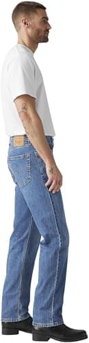 Levi's Men's 505 Regular Fit Jeans (Also Available in Big & Tall), Fremont Drop Shot-Medium Indigo, 34W x 32L