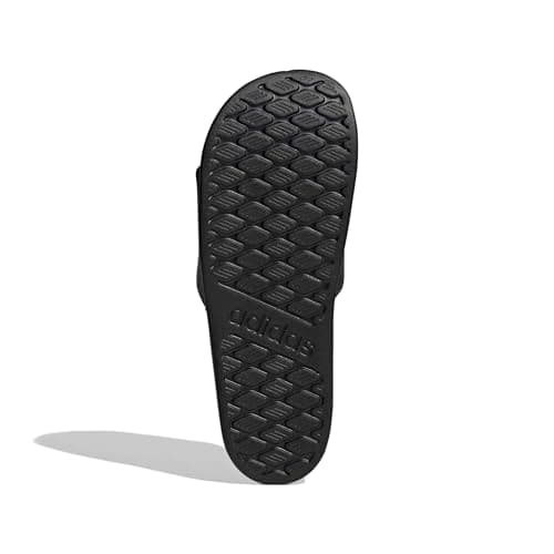 adidas Unisex-Adult Adilette Comfort 2.0, Black/White, 8 — view 3