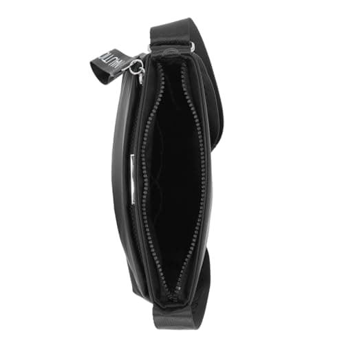 Nautica Women's Diver Nylon Small Women's Crossbody Bag Purse with Adjustable Shoulder Strap in Black Enamel — view 2
