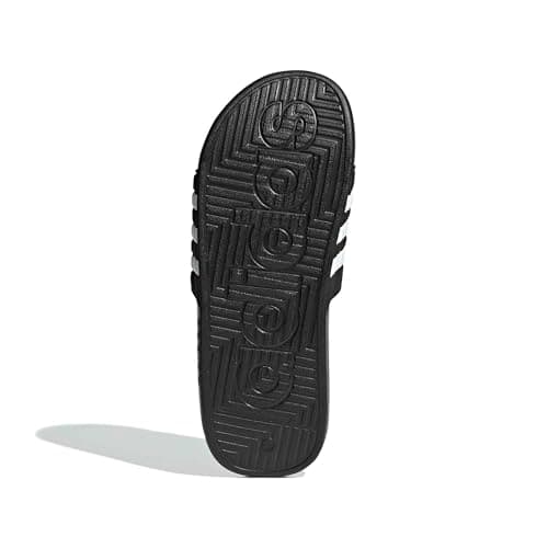 adidas Performance adissage Sandal, black/white/black, 10 M US — view 3