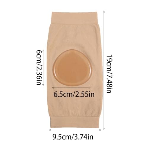 Ankle Protector Gel Sleeve Malleolar Gel Padding Socks with Silicone Pads for Skates Relieves Ankle Pain Great for Ice Skating Roller Skating Skiing Hockey Ankle Compression Support Cushion