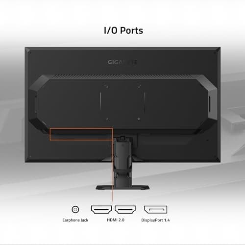 GIGABYTE - GS27QA SA - 27" IPS Gaming Monitor - QHD 2560x1440-180Hz - 1ms MPRT - AMD FreeSync - HDMI, DP - Black — view 3