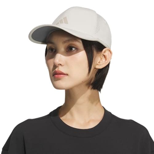 adidas Women's Superlite Hat – Lightweight Moisture-Wicking Cap for Workout and Training, Crystal Linen Beige/Trace Khaki/3, OSFA — view 4