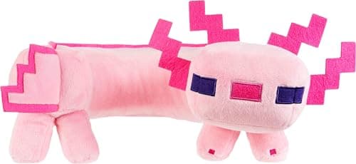 Mattel Minecraft Axolotl Neck Pillow, Plush Toy — view 3