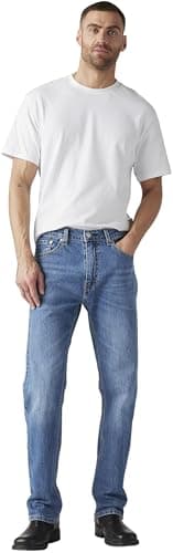 Levi's Men's 505 Regular Fit Jeans (Also Available in Big & Tall), Fremont Drop Shot-Medium Indigo, 34W x 32L — view 3