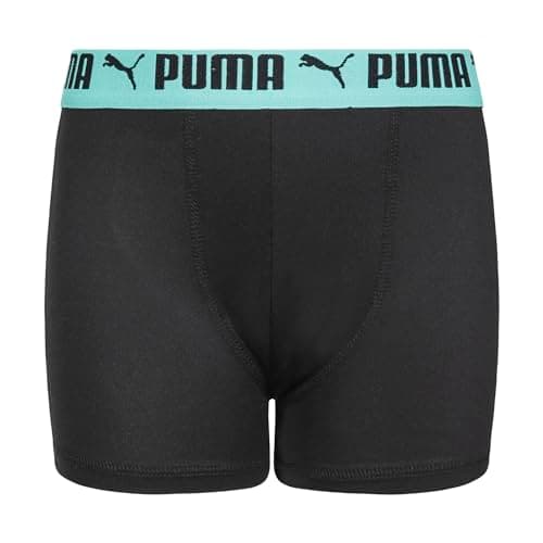PUMA Boys' 5 Pack Performance Boxer Briefs, Black/Bright, X-Large — view 3