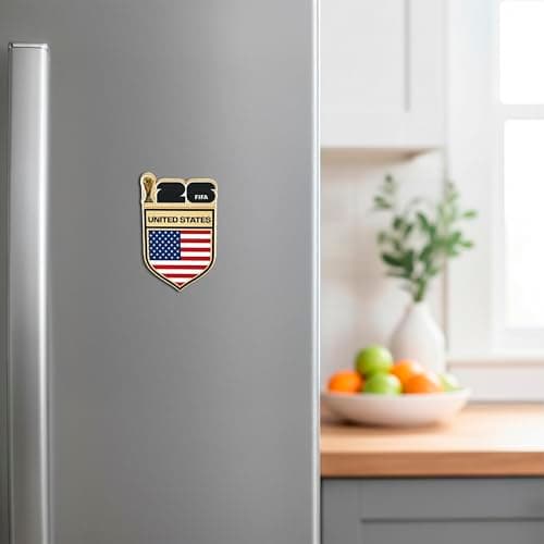 HONAV FIFA World Cup USA Flag Magnet – Officially Licensed FIFA World Cup Magnet – Vibrant Tournament Design – Durable Strong Hold – Perfect for Fridges, Lockers & Collectors — view 2