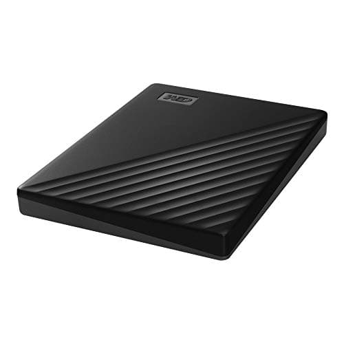 WD 1TB My Passport, Portable External Hard Drive, Black, backup software with defense against ransomware, and password protection, USB 3.1/USB 3.0 compatible - WDBYVG0010BBK-WESN