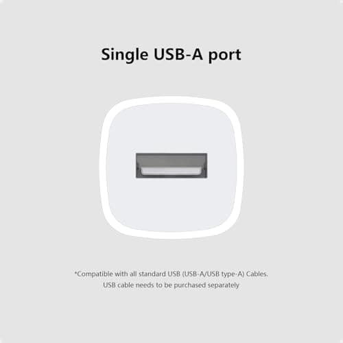 5W USB Chrager Block for Apple Watch 11/10/9/8/7/6/5/iWatch/iPhone 11/XS/XR/X/SE Series, 5V 1A Single Port USB-A Plug Travel Charging Box Cube Adapter Plug for Phone (Galaxy,Moto,LG), Kindle, 1Pack — view 2