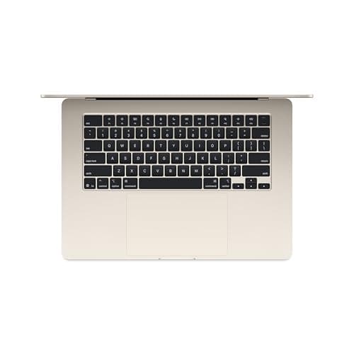 Apple 2025 MacBook Air 15-inch Laptop with M4 chip: Built for Apple Intelligence, 24GB Unified Memory, 512GB SSD Storage, Touch ID; Starlight - English Keyboard