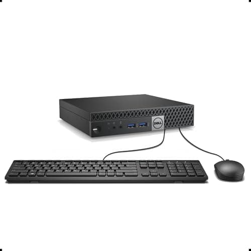 Dell OptiPlex 3040 Micro PC Mini Desktops, Intel Core 6th Gen 3.2GHz, 8 GB RAM, 256 GB SSD, WiFi, Bluetooth, Keyboard & Mouse, Windows 11 Pro (Renewed) — view 5