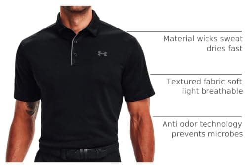 Under Armour Men's UA Tech Polo LG Black — view 4