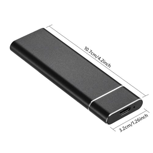 1TB Portable External Hard Drive HDD, USB 3.0 Ultra Slim Data Storage for PC, Laptop, Backup & File Transfer — view 4