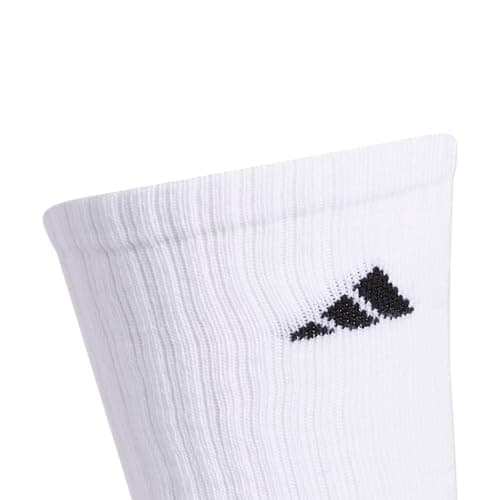 adidas Mens Athletic Cushioned Crew Socks (6 Pairs) Durable & Comfortable — view 3