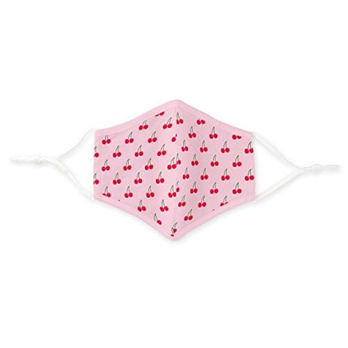 Weddingstar 3-Ply Adult Washable Cloth Face Mask Reusable and Adjustable with Filter Pocket - Cheery Cherries