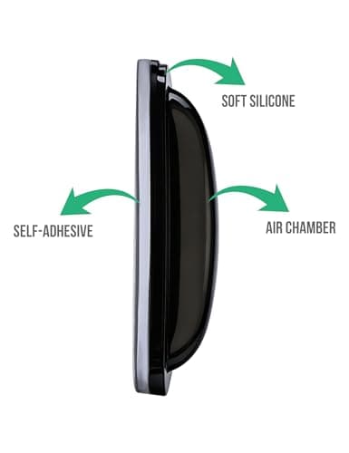 Well-aimed 10 Pairs Replacement Nose Pads Compatible with Ray-Ban Meta Wayfarer, & Gen 2 / Oakley Meta HSTN Smart AI Glasses, Comfortable Soft Silicone Glasses Nose Piece, Upgraded Anti-Slip - Black