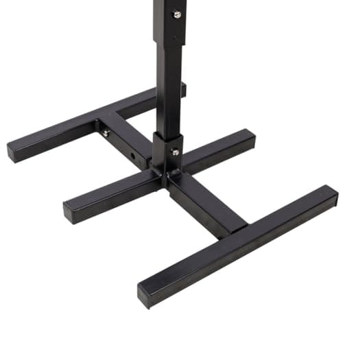 CWKISS Manual Trash Compactor Tool – Heavy Duty Steel Waste Bin Press with 35" Long Handle, Touchless Garbage Compressor for 32–170 Gallon Cans – for Home, Office, Garden, Restaurant Use – Black