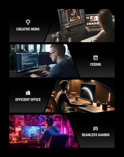 BOSGAME E5 Mini PC with Ryzen 5300U, 16GB RAM 512GB SSD, Win11 Pro Mini Desktop Computer for Home Office | Triple Display, Dual LAN, WiFi 5, BT 5.0 — view 5