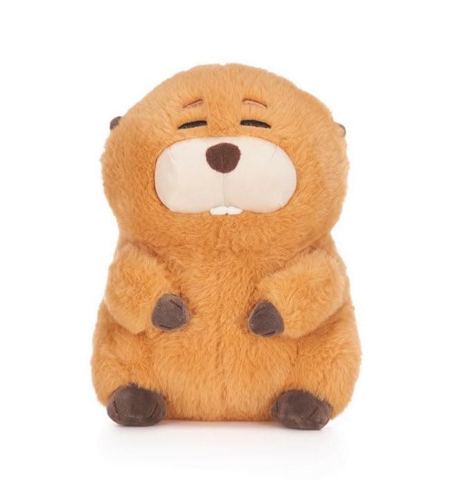 Hopper Loaf 10" Soft Toy Sleepy Beaver Plush Toy