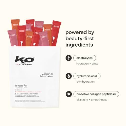 k2o by Kylie Jenner Advanced Skin Hydration Mix with Electrolytes, Hyaluronic Acid & Verisol Collagen Peptides - Clinically Shown to Boost Hydration & Reduce Wrinkles - 20 Count (Variety Pack) — view 2