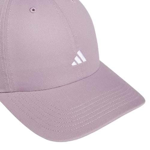 adidas Women's Saturday Hat – Relaxed Fit Strapback Baseball Cap, Preloved Fig Purple/White/3, OSFA — view 2