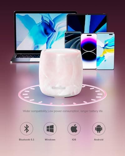comiso Small Speaker, IPX7 Waterproof Bluetooth Speaker with Stereo Sound and Robust Bass, Mini Speakers with Hands-Free Call, Portable Speakers for Shower, Indoor & Outdoor, Gift for Men, Women — view 3