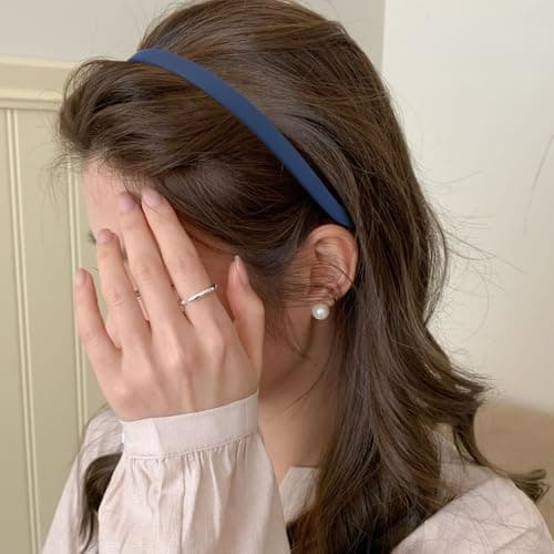 TOBATOBA Headbands for Glasses Wearers No Pressure No Headache Hairbands Square Sunglasses Headband for Women Comfortable Head bands for Girls Non Slip with Teeth 6Pcs — view 5