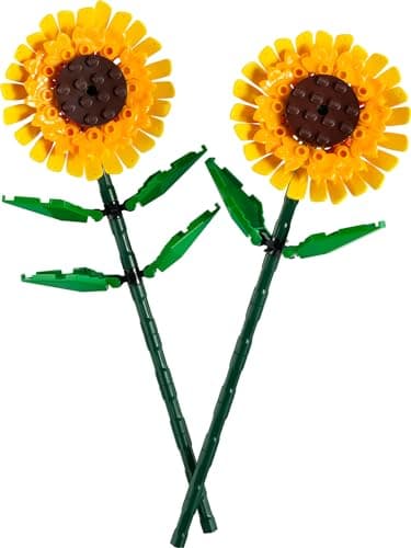 LEGO Sunflowers Building Toy for Kids, Girls and Boys Ages 8+ - Artificial Sunflowers for Home Decor and Display - Birthday Gift Idea for Lovers of Plants & Flowers - 40524 — view 5