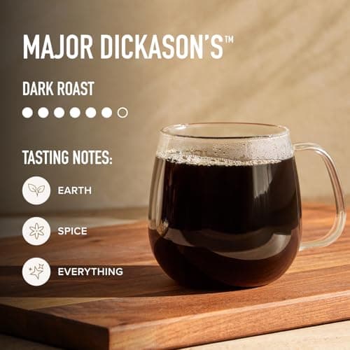 Peet's Coffee, Dark Roast Keurig K-Cup Pods, 100% Arabica Coffee - Major Dickason's Blend 32 Count (1 Box of 32 K-Cup Pods) — view 4
