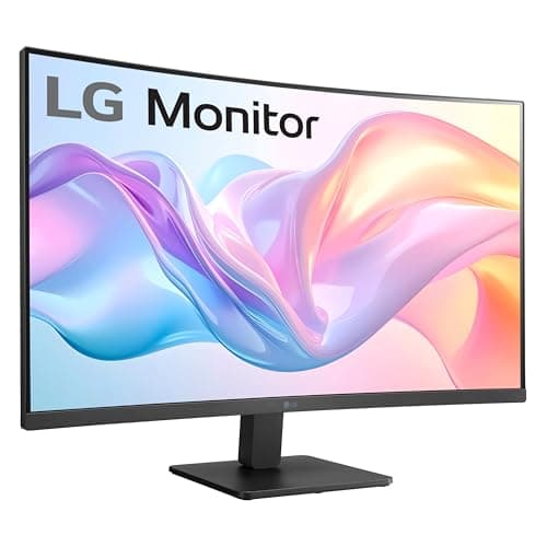 LG 32MR50C-B Curved Monitor 32-Inch FHD 100Hz AMD FreeSync OnScreen Control Dynamic Action Sync Black Stabilizer Tilt Stand (HDMI) - Black — view 5