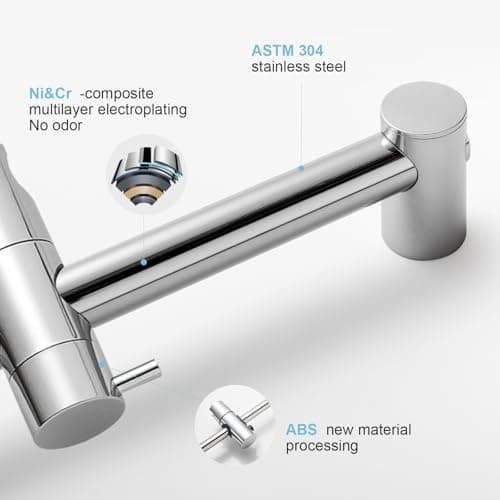OFFO Shower Slide Bar Combo, 620mm（24 in） Segmental Slide Bar with 6-Mode High Pressure Handheld Shower Head and 60 in Stainless Steel Hose, Chrome