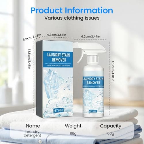 Clothing Emulsifier Stain Remover,2026 NEW Fly Clothing Emulsifier,Deep Stain Remover For Clothes,Stain Remover For Clothes Laundry,Active Enzyme Laundry For Clothes (1PCS) — view 5