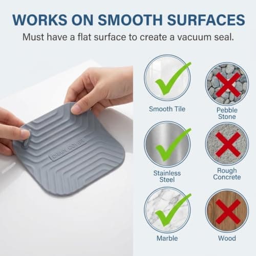 3 Pack 5.9 x 5.9 Bathtub Drain Stopper Covers for Tub, Sink & Shower — view 4