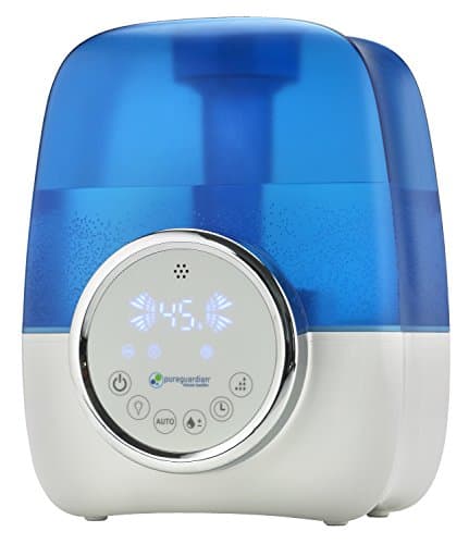 PureGuardian 13.5L Output per Day Ultrasonic Cool Mist Humidifier, Single Room, Desk, Office, Bedroom, Baby, Portable, Night Light, Auto Shut-Off, Pure Guardian H1250 — view 4