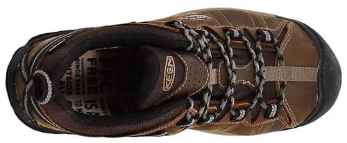 KEEN Men's Targhee 2 Low Height Waterproof Hiking Shoes, Bison/Brindle, 9.5 — view 4