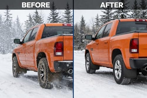 Orvak Mud Flaps for 2009-2024 Ram 1500-3500 Without Fender Flares 4PCS