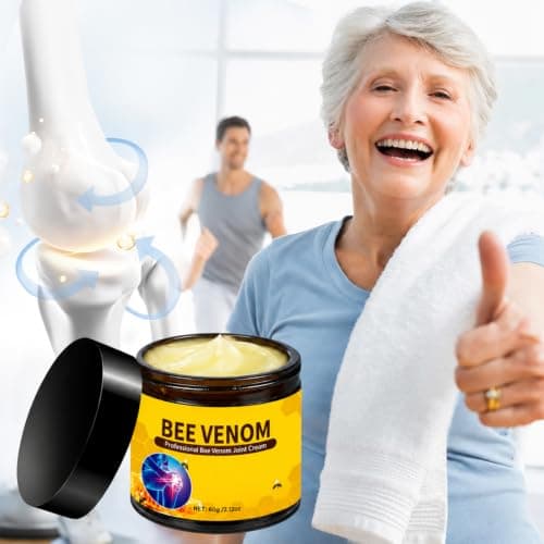 Faneswalk 2PCS Bee Venom Relief Cream, Professional Bee Venom Joint Cream for Back, Neck, Hands, Knee for All Skin Types
