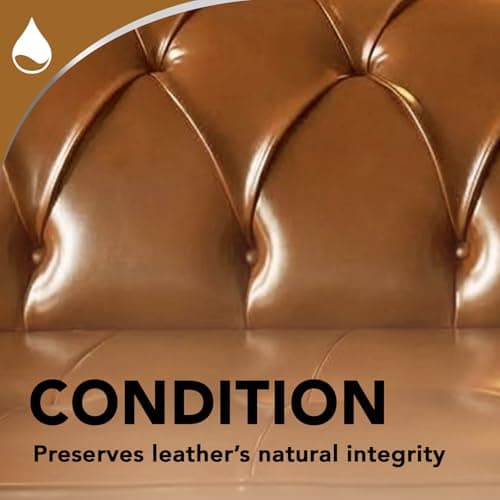 Weiman Leather Cleaner & Conditioner - Cleans, Restores & Protects Leather, UV Protection Prevent Cracking & Fading, Auto, Sofas, Shoes, Bags & All Finished Leather Surfaces, 1 Pack, 12 Fl Oz — view 3