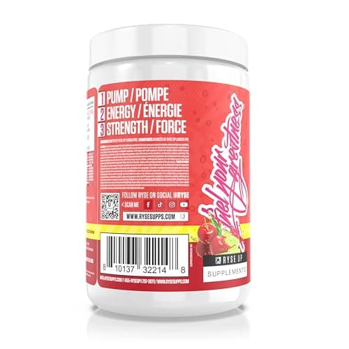 Ryse | Loaded Pre V1 Pre-Workout Powder | Kool-Aid Cherry Limeade | 30 Servings