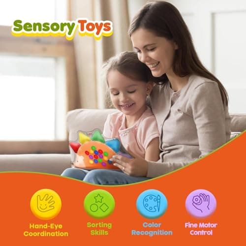 Color Sorting Sensory Toys for Kids Roadtrip Travel Essenstial for Toddler — view 2