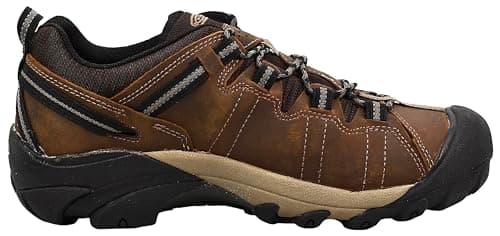 KEEN Men's Targhee 2 Low Height Waterproof Hiking Shoes, Bison/Brindle, 9.5 — view 5