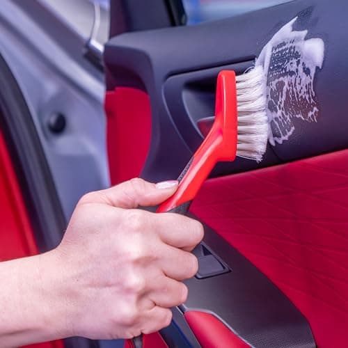 Mothers Car Detailing Brush for Stain and Hair Removal on Vinyl and Leather Seats - 2 Pack — view 4