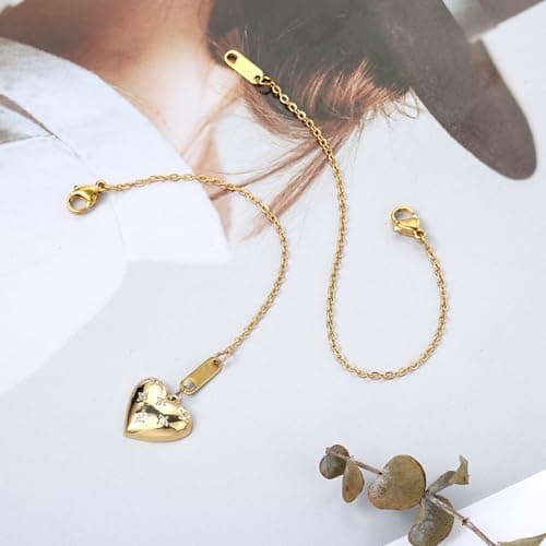KOPOX 6 Pcs Gold and Silver Plated Necklace Extenders for Necklaces, 2", 4", 6" Delicate Necklace Extender Chain Set for Women Jewelry Making — view 4