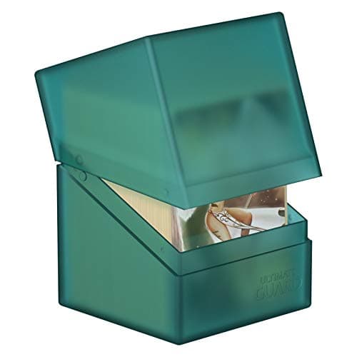 Ultimate Guard Boulder 100+ Classic, Deck Case for 100 Double-Sleeved TCG Cards, Malachite, Secure & Durable Storage for Trading Card Games, Soft-Touch Finish
