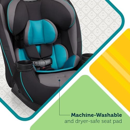 Safety 1st Grow and Go All-in-One Convertible Car Seat, Rear Facing, 5-40 lbs, Forward Facing (30–65 lbs), High Back Booster Seat 40-100 pounds, Vineyard Girl — view 3