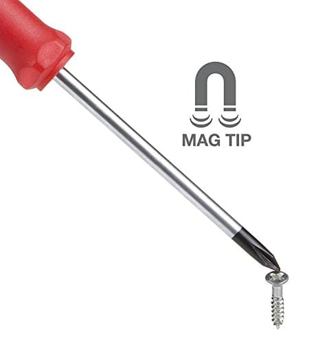 EFFICERE 9-Piece Precision Screwdriver Set | Phillips #0, #00, #000 | Flat 1.5mm, 2.0mm, 2.5mm | Torx T5, T6, T7 | Durable Chrome Vanadium Steel Shaft, Magnetic Tip, Ergonomic Grip, and Swivel End Cap — view 3