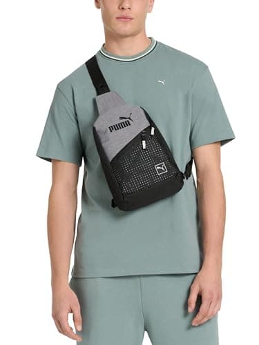 PUMA EVERCAT SIDEWALL SLING BACKPACK, One Size, Heather Grey — view 5