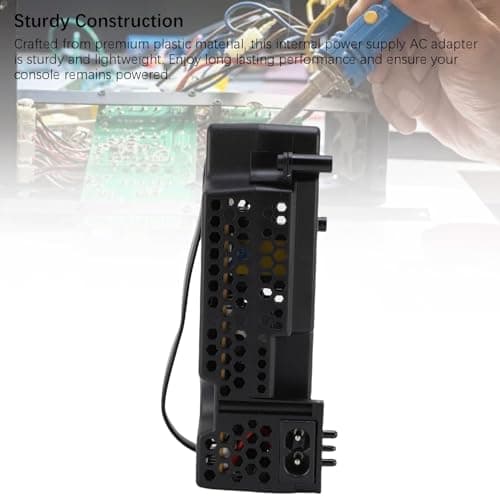 Generic Internal Power Supply Upgrade Accessory with Enhanced Noise Reduction for One S Slim Console, Replacement Power Adapter for Quiet Gaming Experience Fit for One Slim 2016-2017
