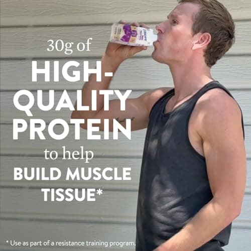 Ensure Max Protein Shake | 2-in-1 Muscle Support | 30g High Protein | HMB | 26 Vitamins & Minerals | Ready to Drink | Vanilla | 11 fl oz, 12 pack — view 4